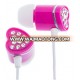 High Quality Cheap Crystal Rhinestone Heart Earphone Cable